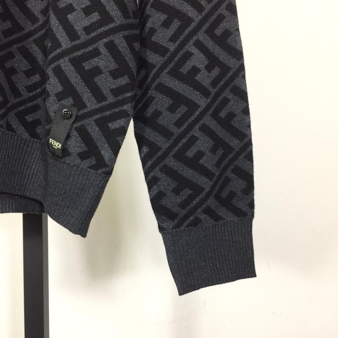 Fendi Black Wool Pullover - DesignerGu