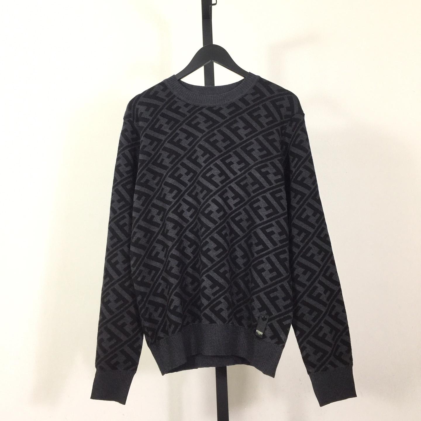 Fendi Black Wool Pullover - DesignerGu