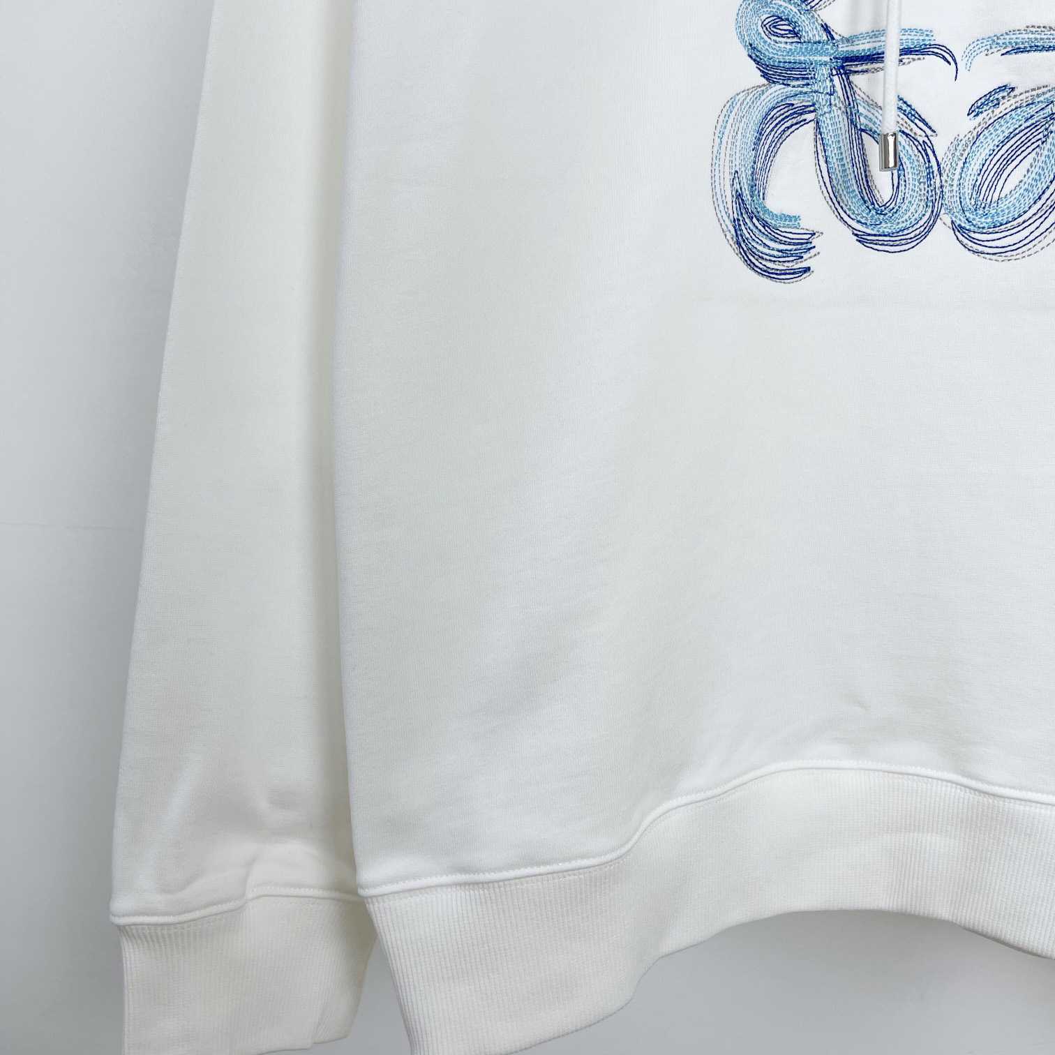 Loewe Hooded Sweatshirt In Cotton - DesignerGu