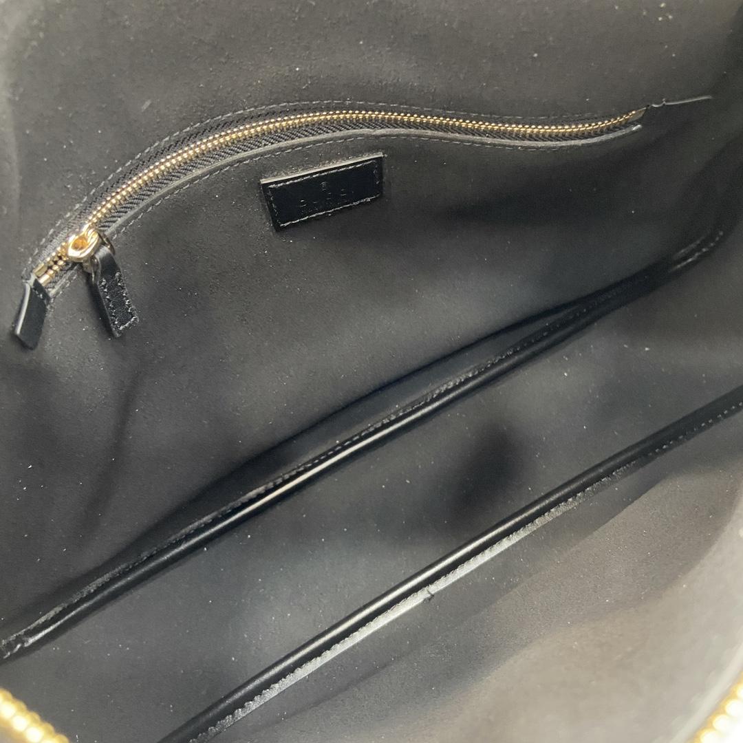 Gucci GG Emblem Medium Shoulder Bag - DesignerGu