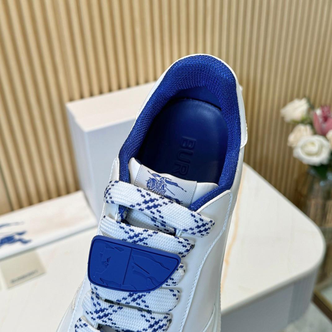 Burberry Leather Terrace Sneakers - DesignerGu