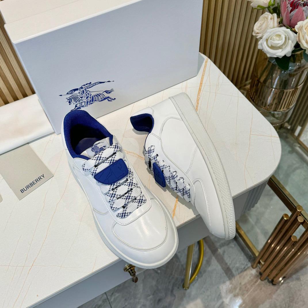 Burberry Leather Terrace Sneakers - DesignerGu