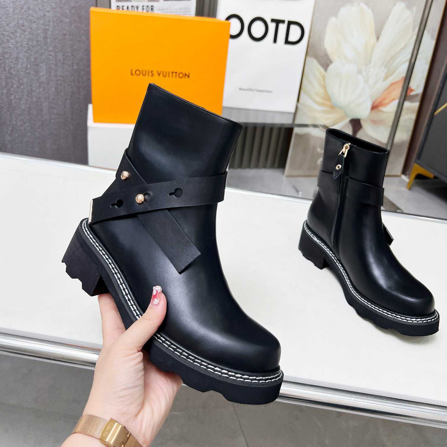 Louis Vuitton LV Beaubourg Ankle Boot   1ADADP - DesignerGu