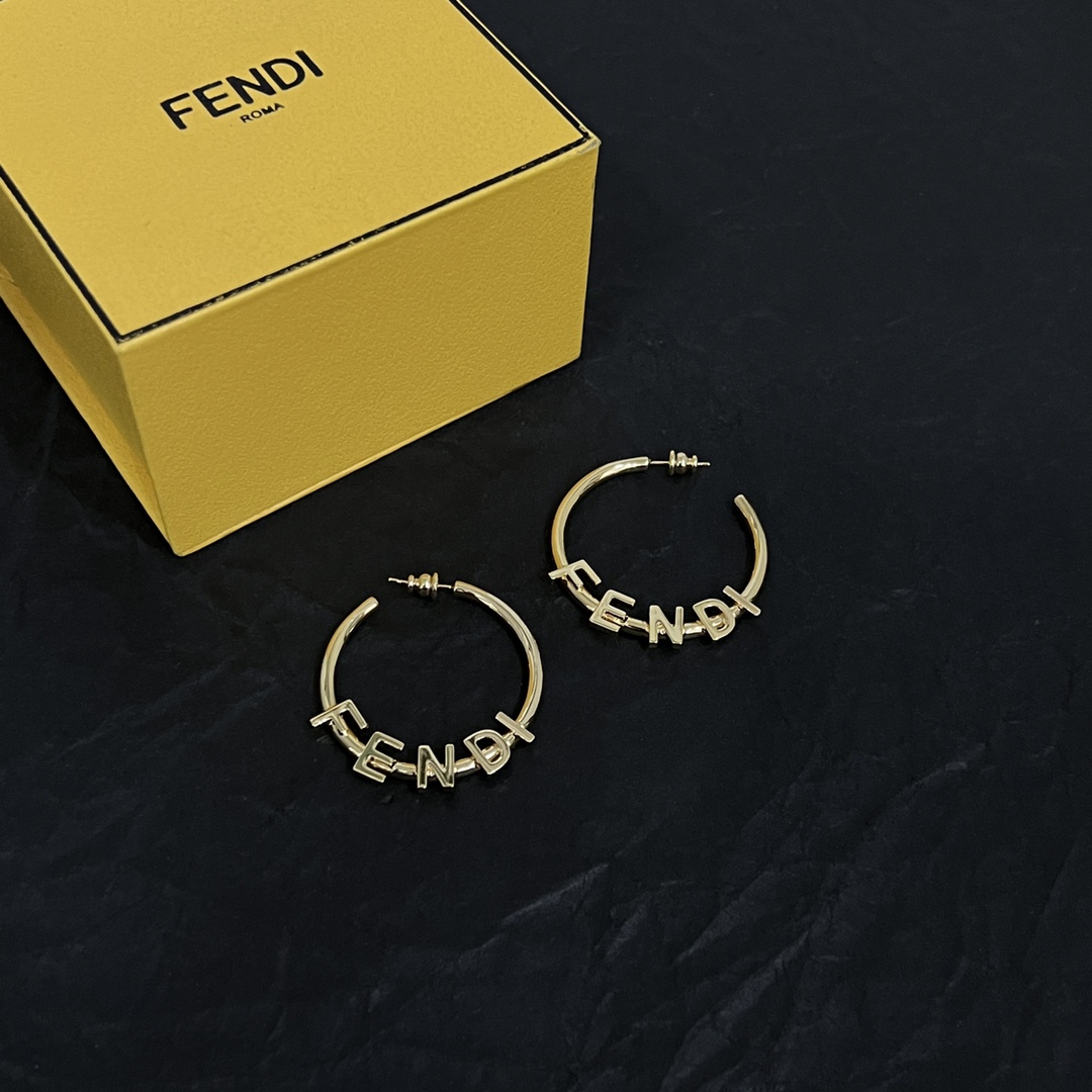 Fendi Fendigraphy Earrings  - DesignerGu