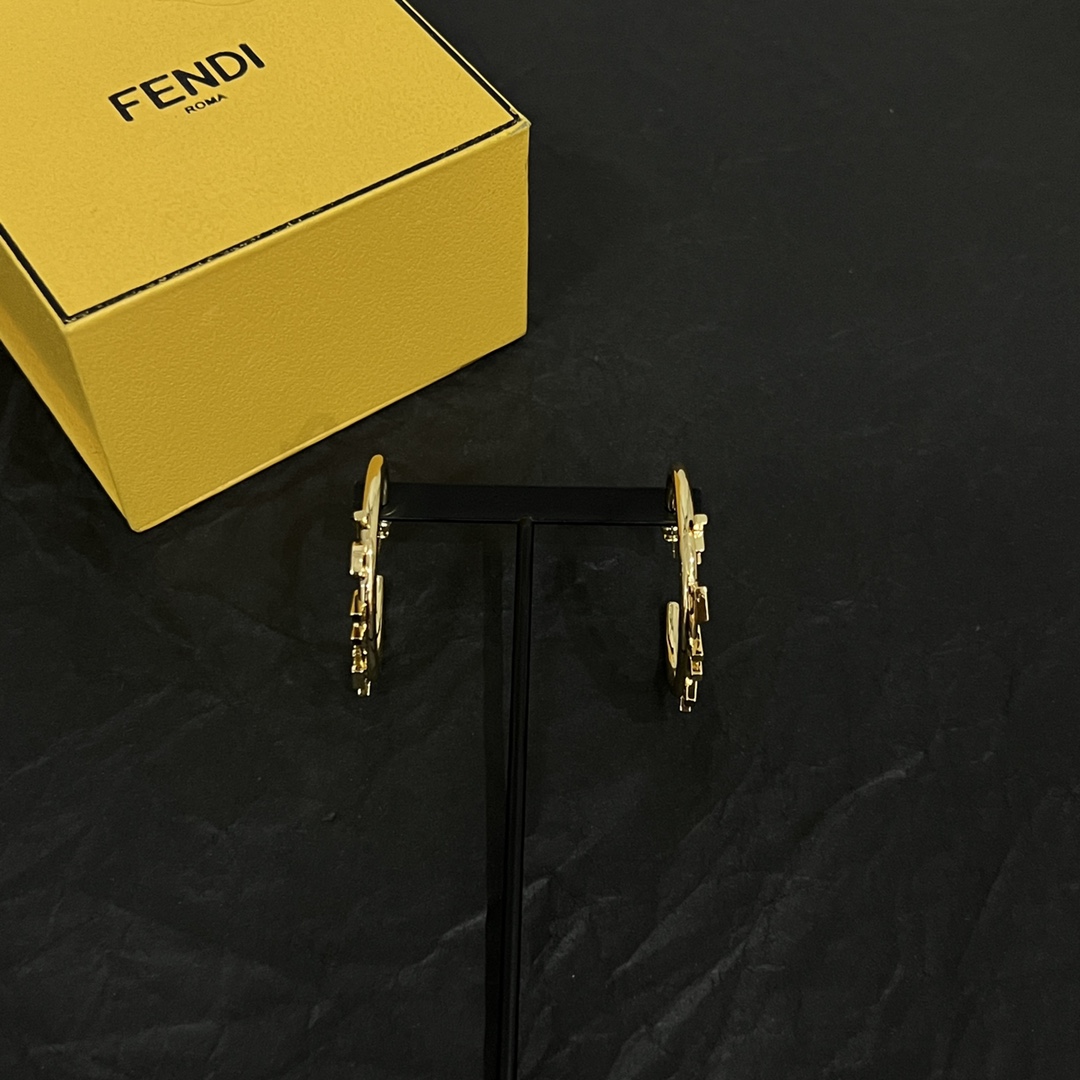 Fendi Fendigraphy Earrings  - DesignerGu