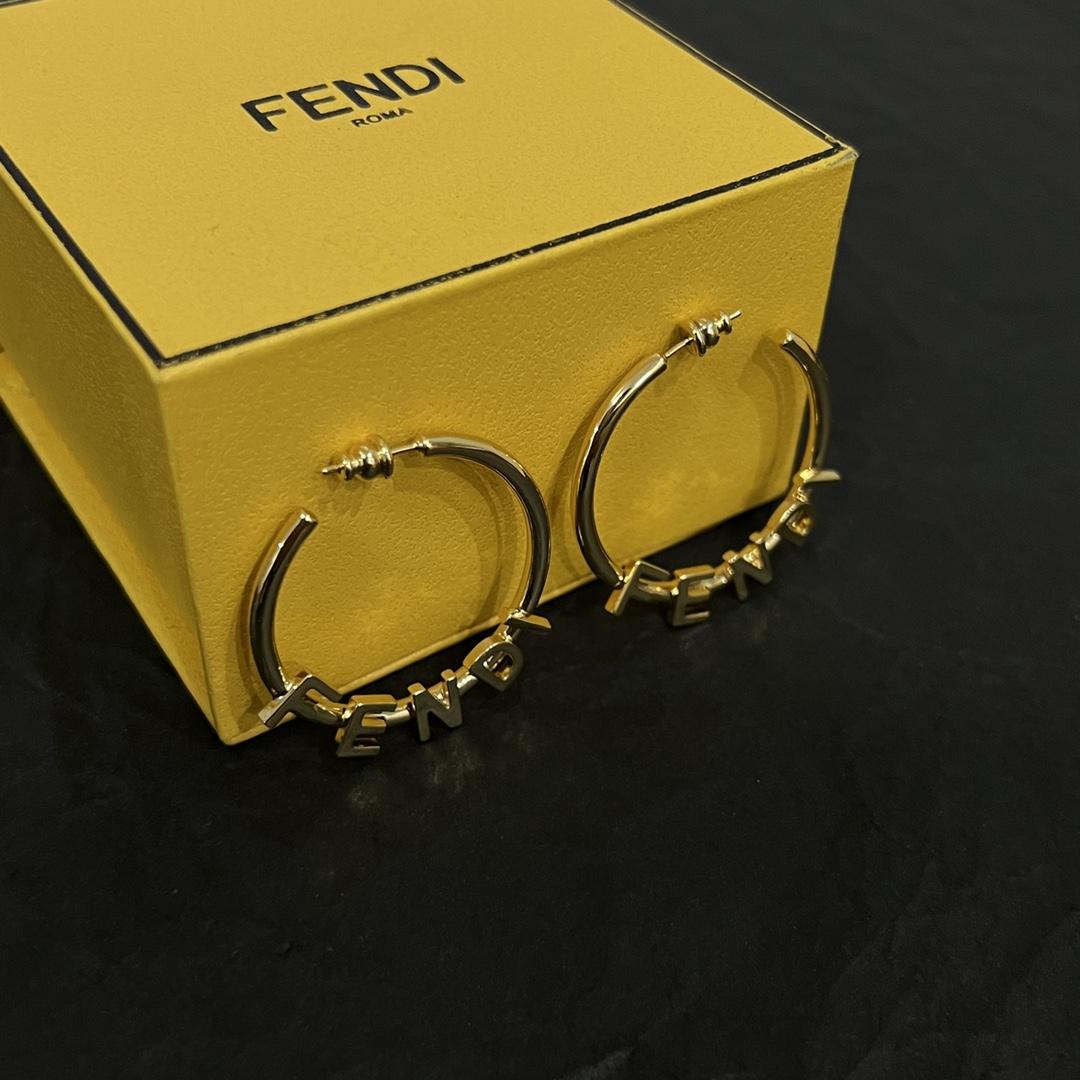 Fendi Fendigraphy Earrings  - DesignerGu