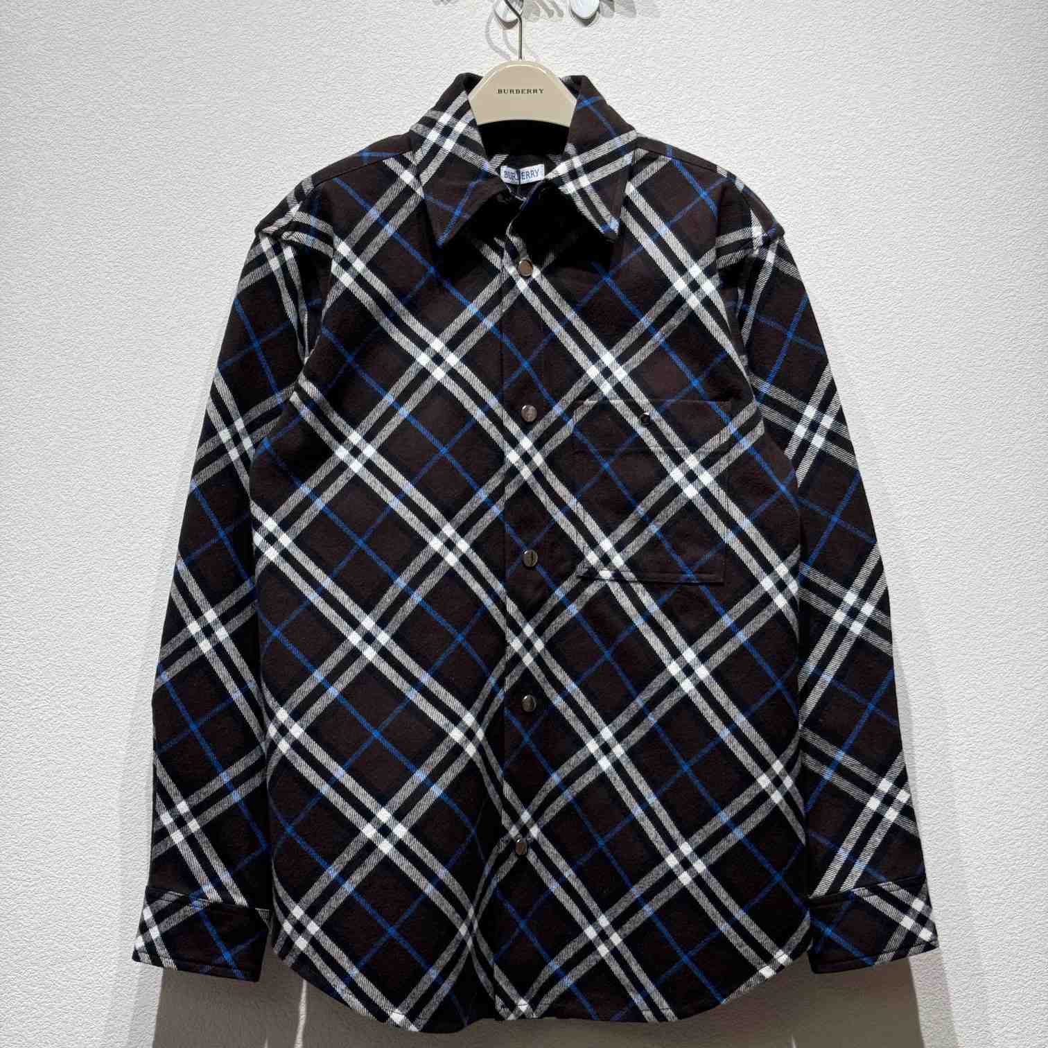 Burberry Check Silk Pyjama Shirt - DesignerGu