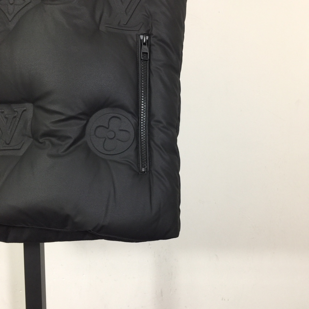 Louis Vuitton Monogram Boyhood Puffer Leather Gilet    - DesignerGu