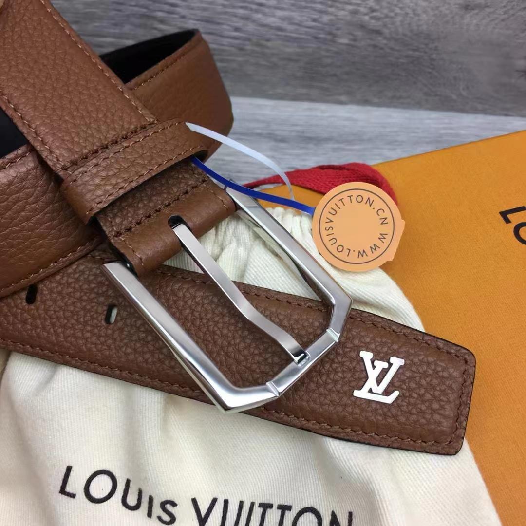 Louis Vuitton Heritage Belt - DesignerGu