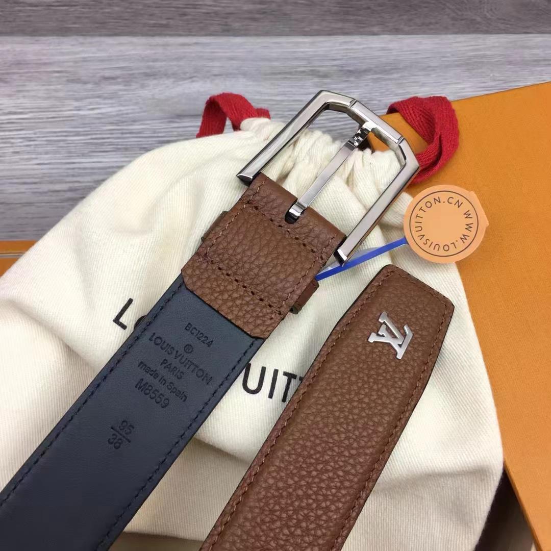 Louis Vuitton Heritage Belt - DesignerGu