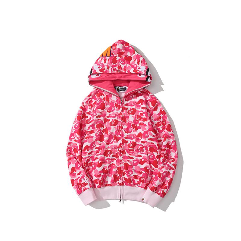 Bape Big ABC Camo Shark Full Zip Hoodie - DesignerGu