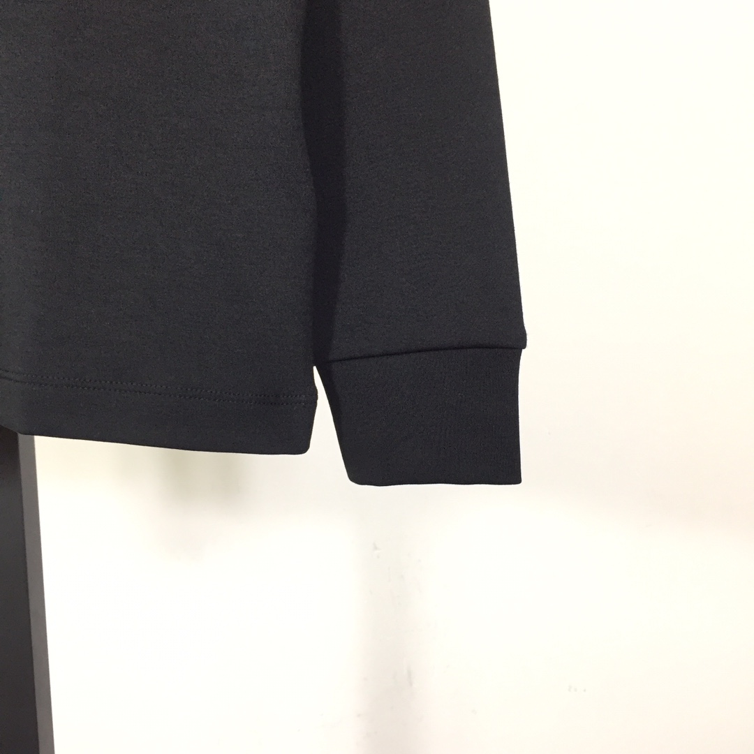 Prada Long-sleeved Cotton T-shirt - DesignerGu