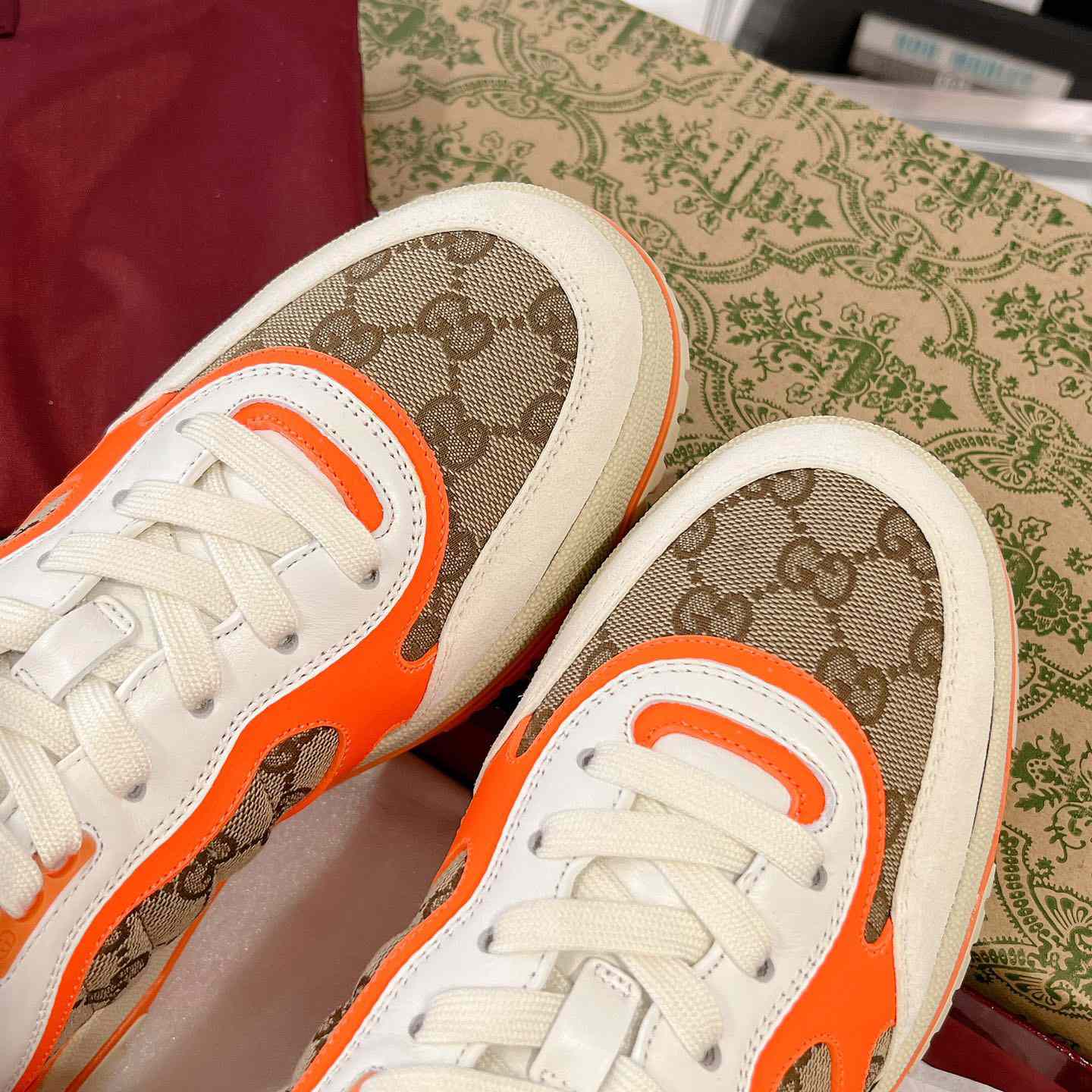 Gucci Re-Web Sneakers - DesignerGu