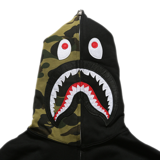 Bape Full Zip Double Hoodie - DesignerGu