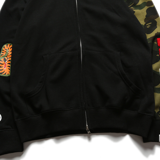 Bape Full Zip Double Hoodie - DesignerGu