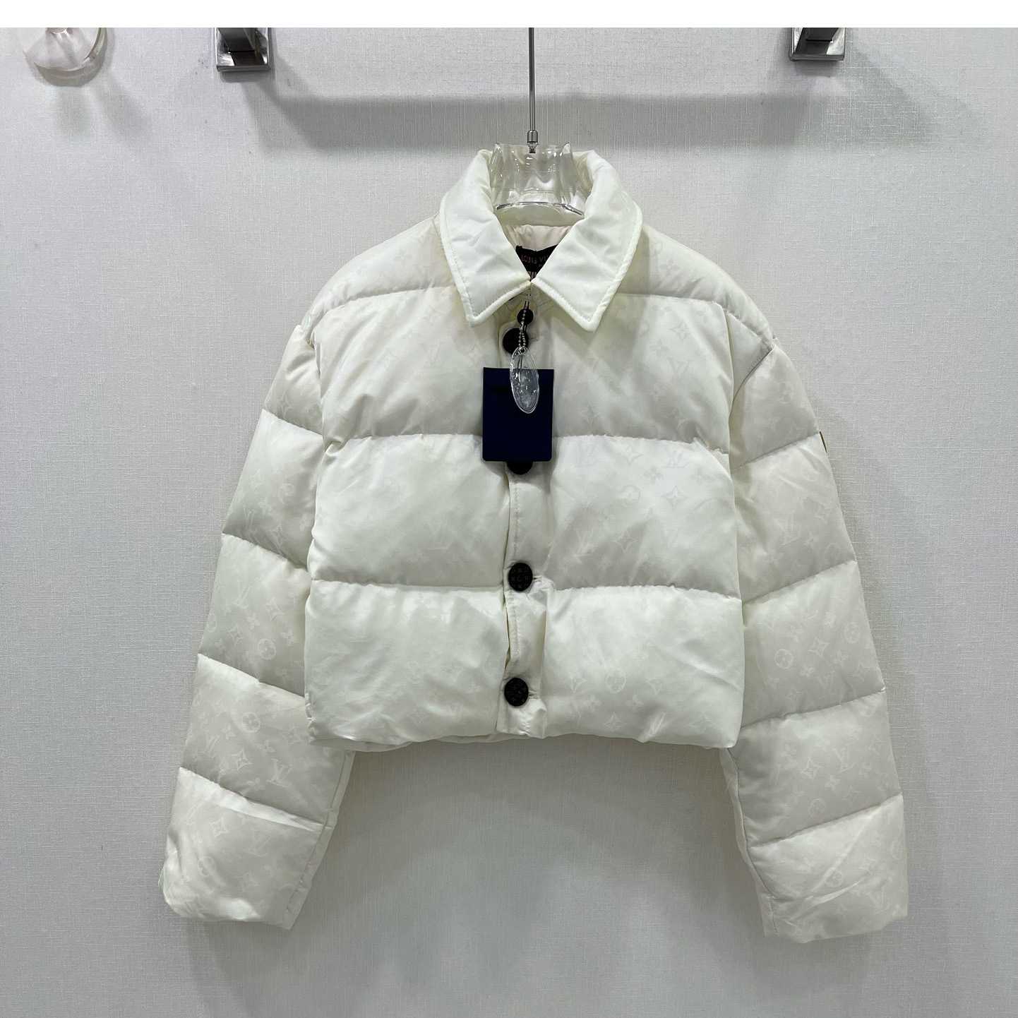 Louis Vuitton Cropped Monogram Puffer Jacket   1AFUII - DesignerGu