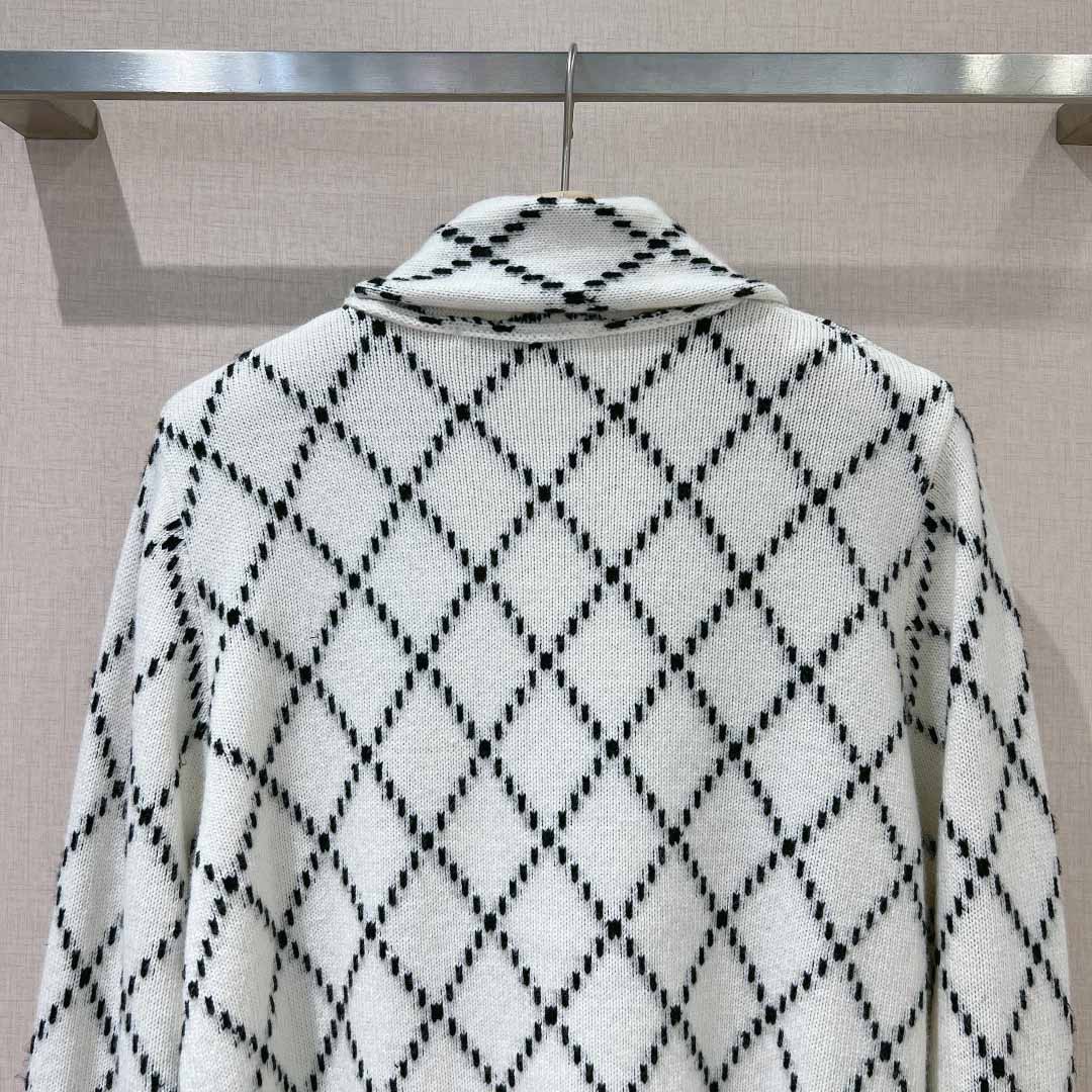 Dior Tied Collar Sweater   - DesignerGu