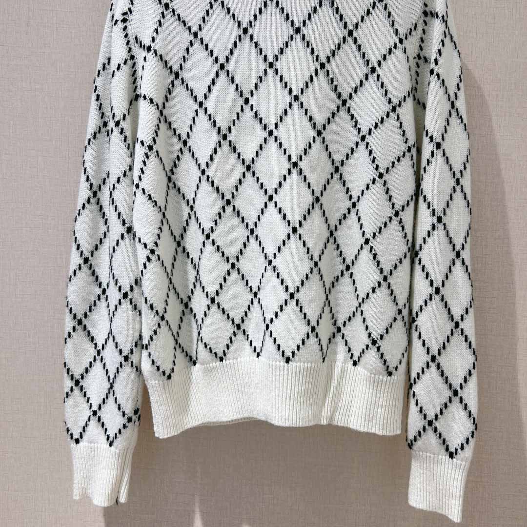 Dior Tied Collar Sweater   - DesignerGu