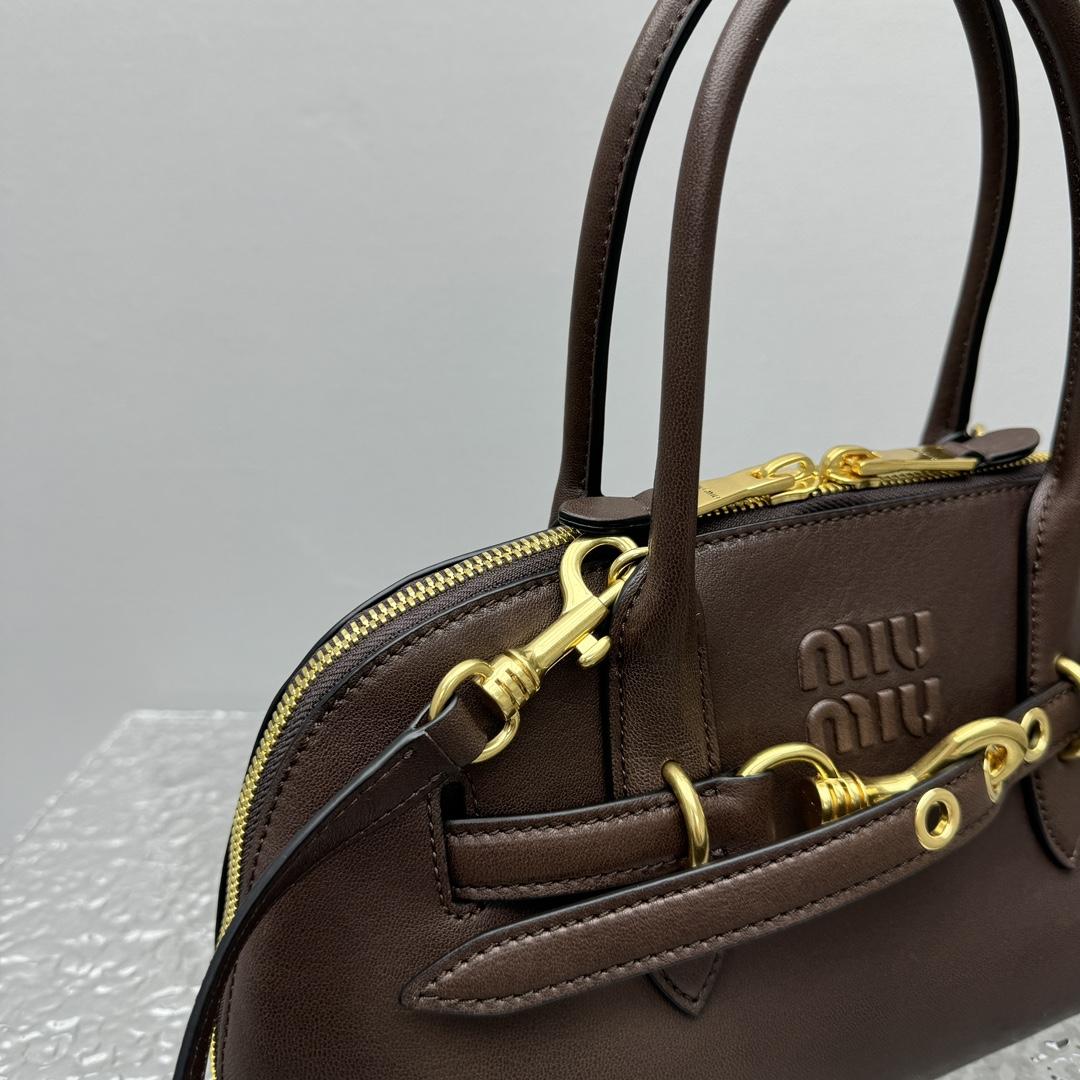 Miu Miu Aventure Nappa Leather Top-handle Bag - DesignerGu