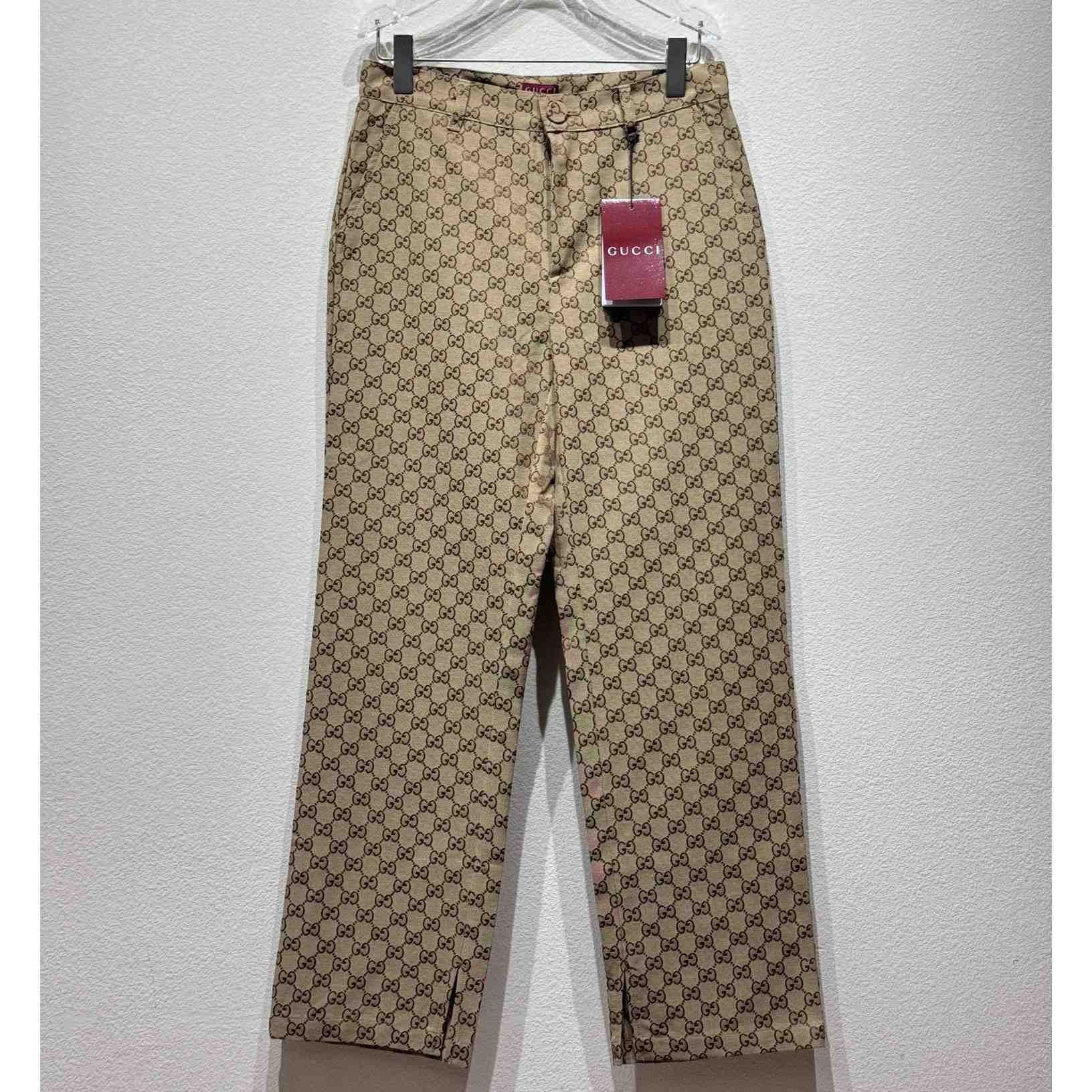 Gucci GG Canvas Trousers - DesignerGu