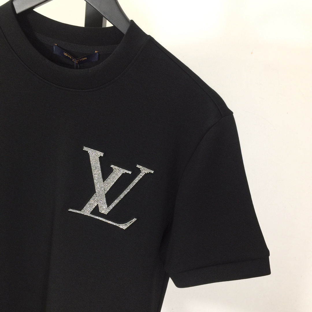 Louis Vuitton Logo Cotton T-shirt - DesignerGu