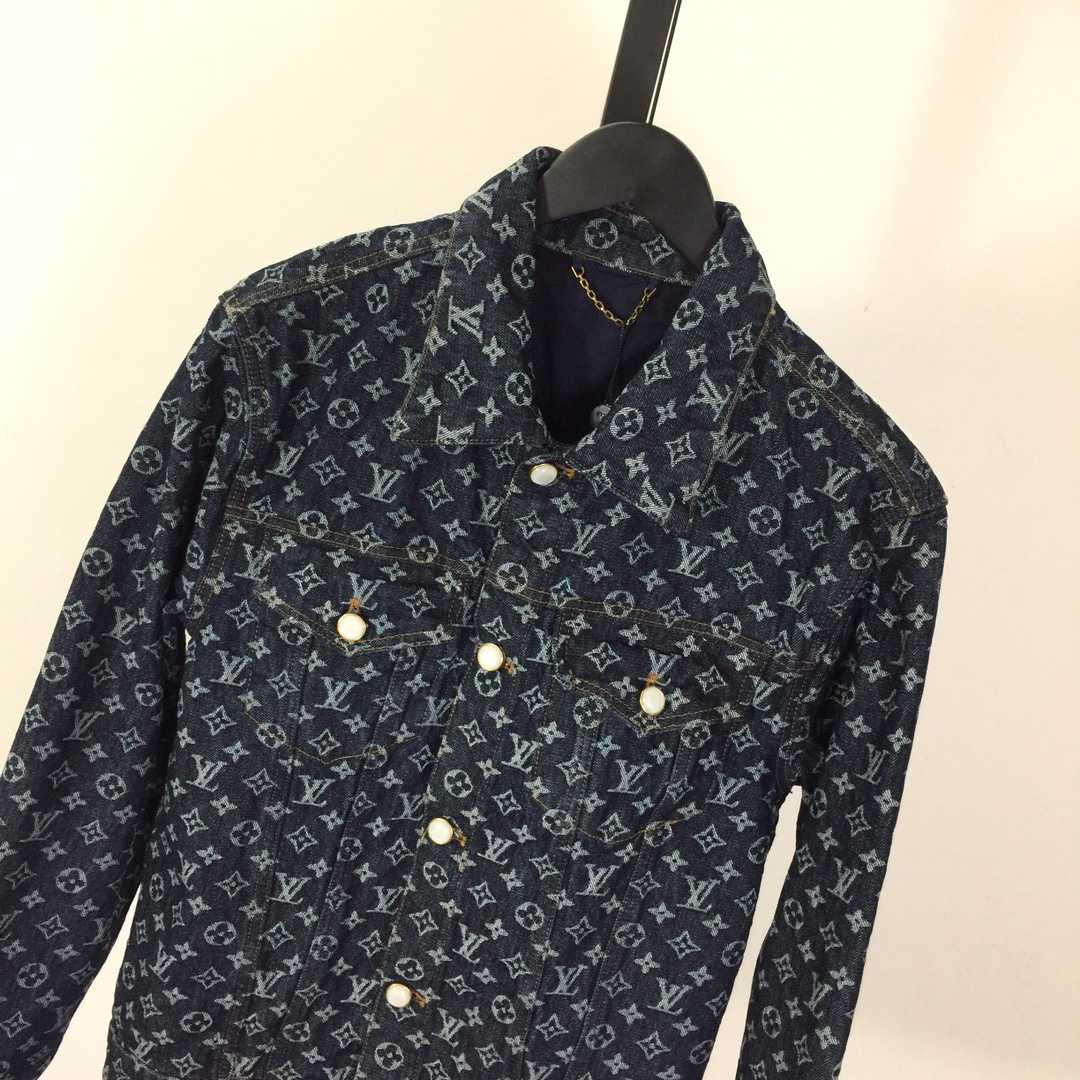 Louis Vuitton Monogram Jacquard Denim Jacket   1AFWWV - DesignerGu