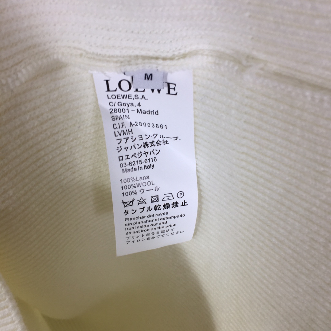 Loewe Logo-Embroidered Wool Sweater - DesignerGu