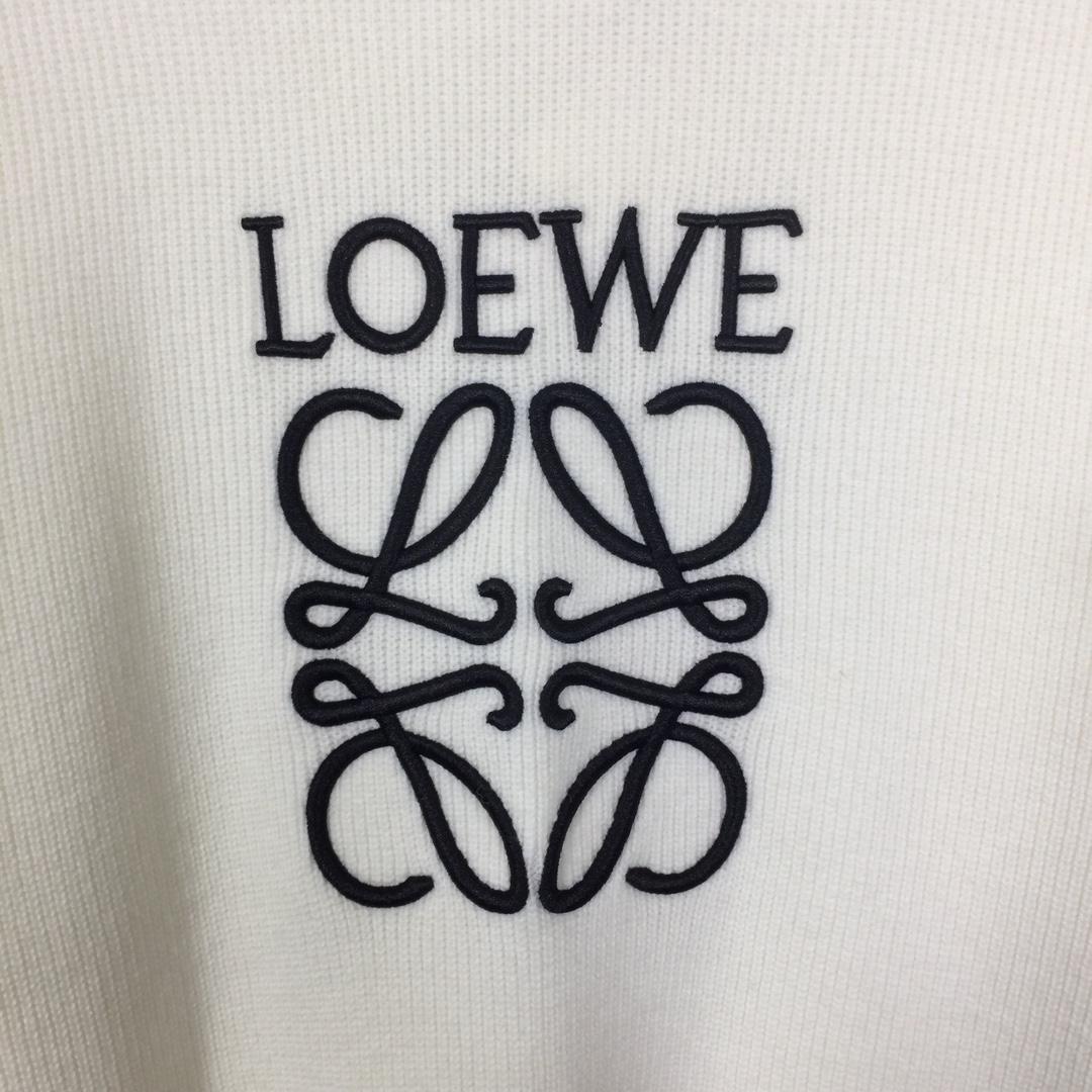 Loewe Logo-Embroidered Wool Sweater - DesignerGu