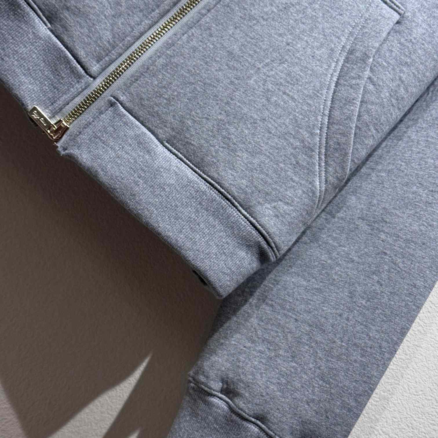 Miu Miu Cotton Zip-Up Hoodie - DesignerGu