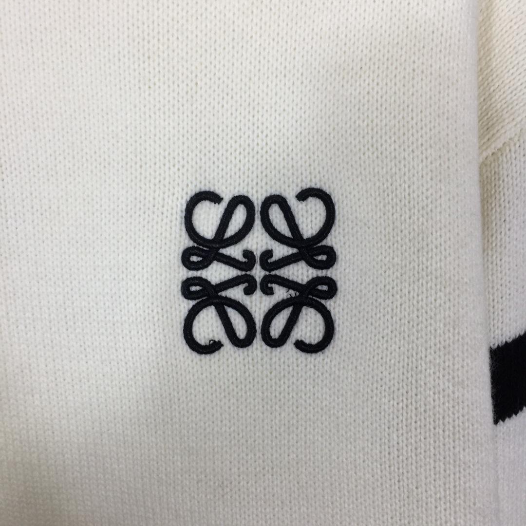 Loewe Logo-Embroidered Wool Sweater - DesignerGu