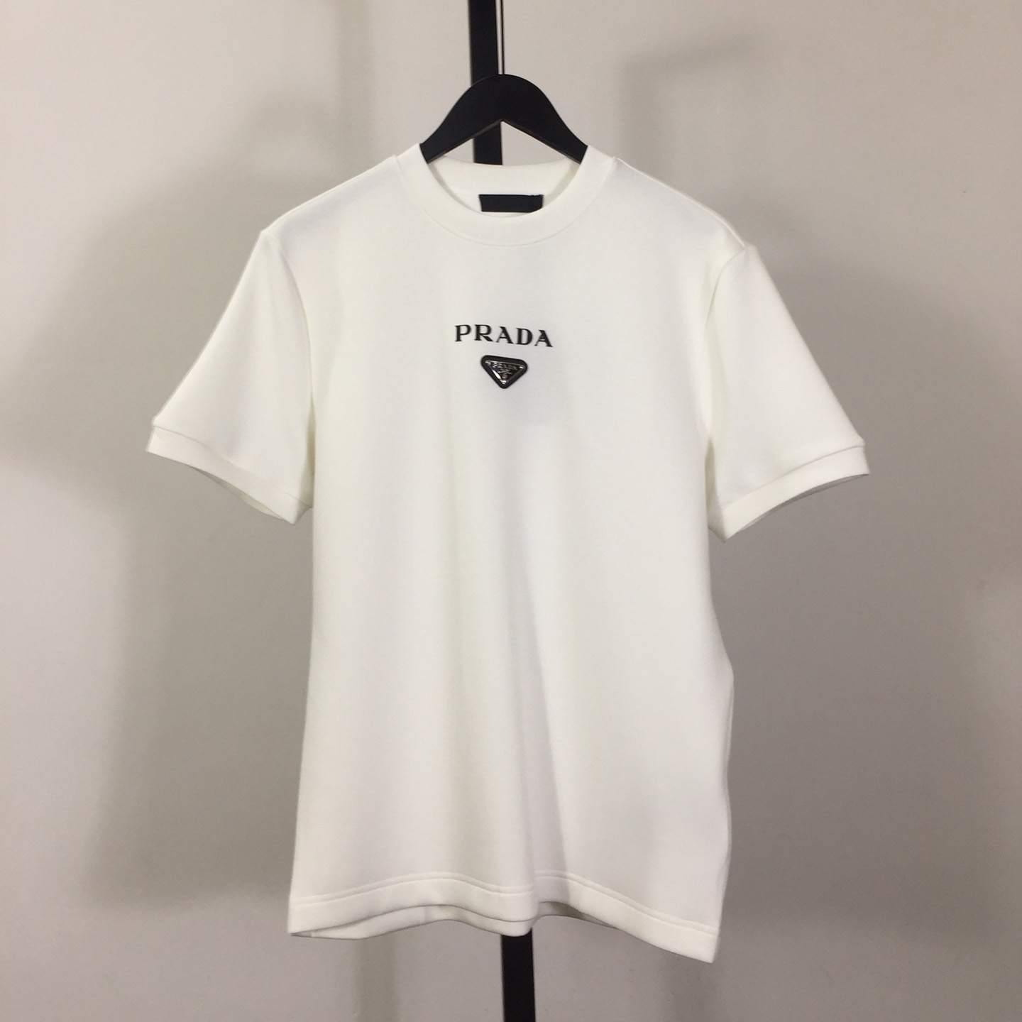 Prada Logo Cotton T-shirt - DesignerGu