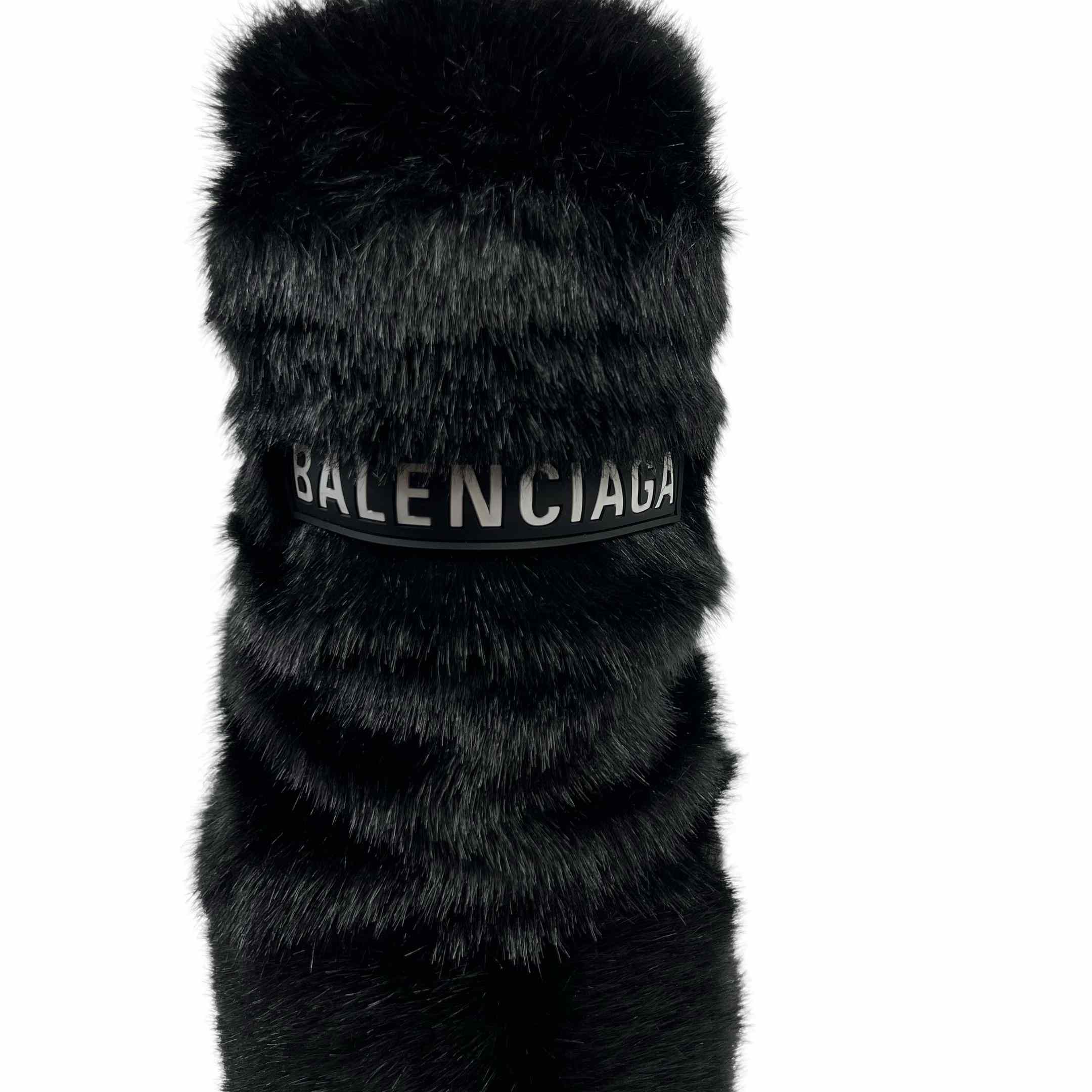 Balenciaga Alaska Low Faux-fur Boots - DesignerGu