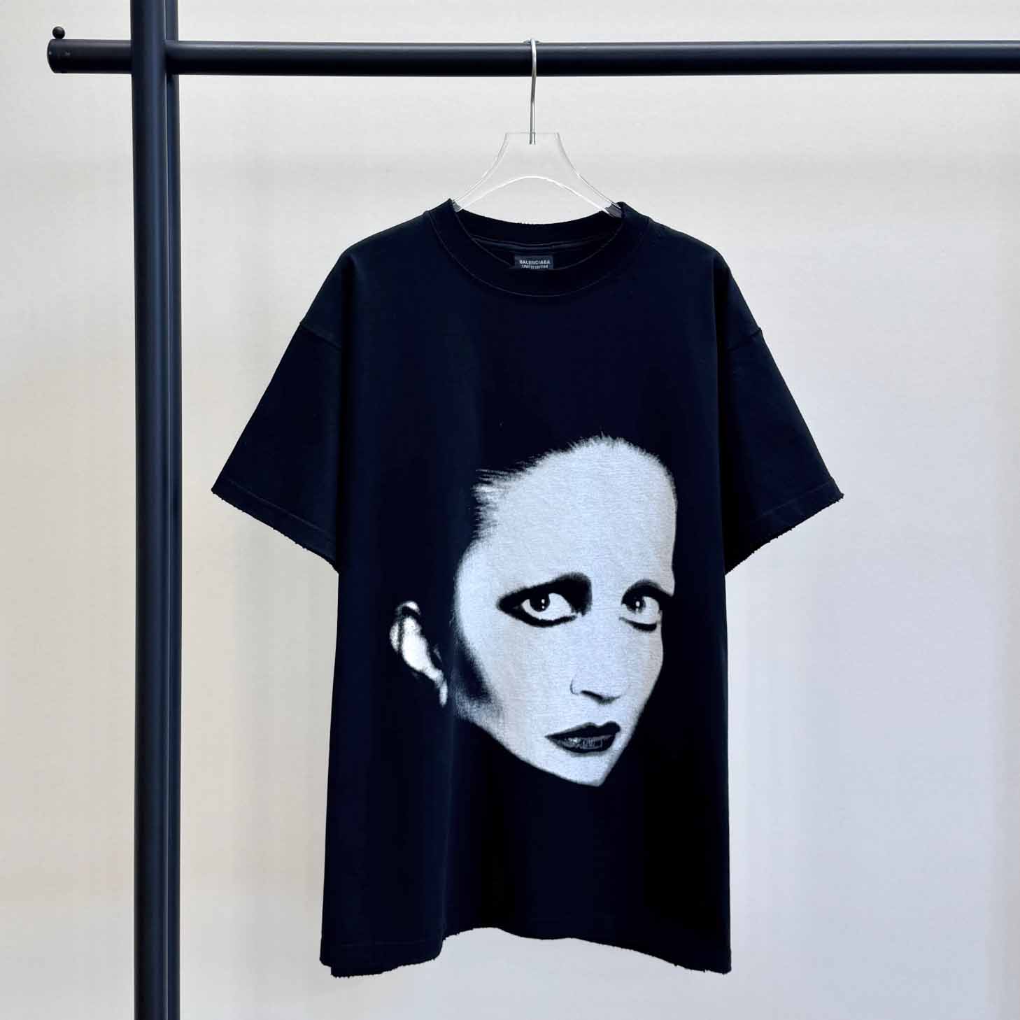 Balenciaga Music | Mina Series T-Shirt Oversized In Black And White - DesignerGu