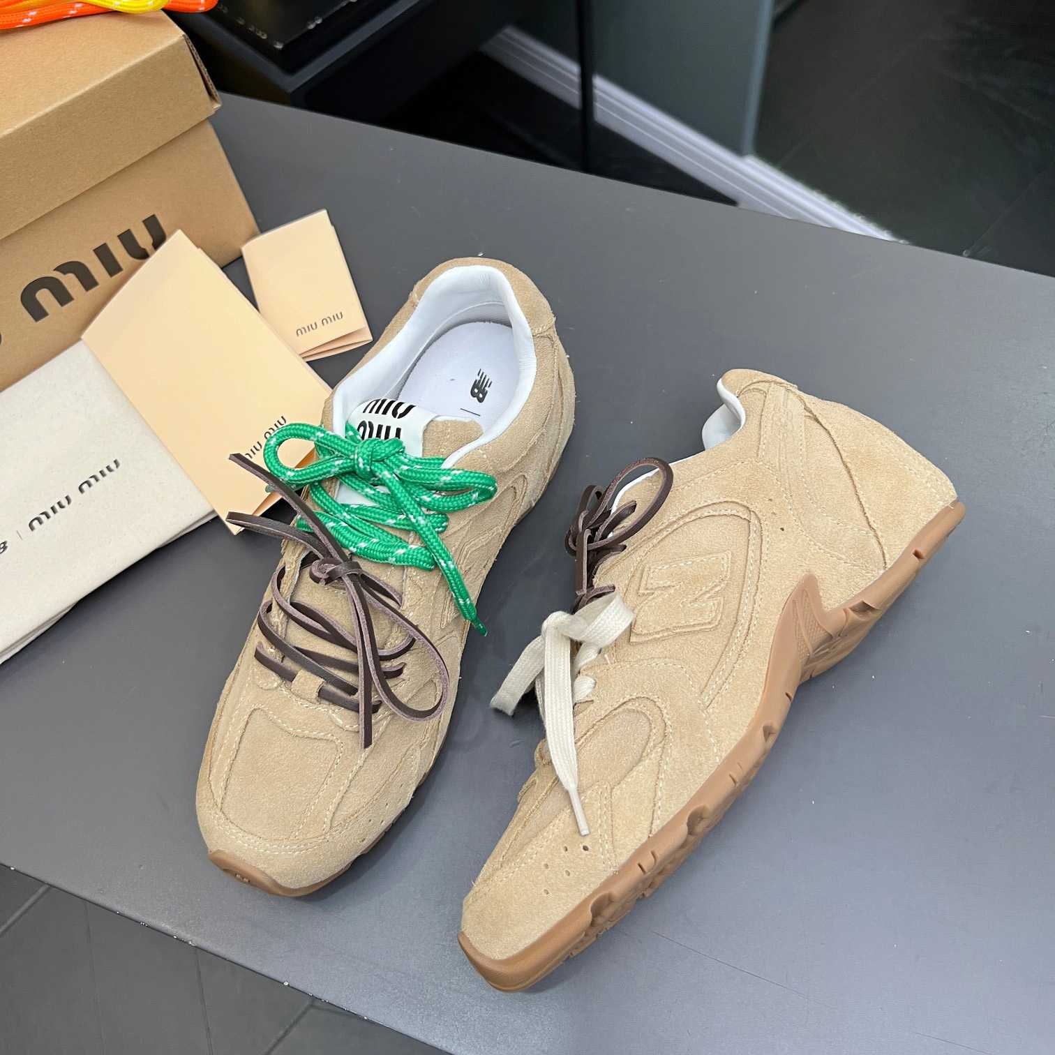 Miu Miu x New Balance 530 Sneakers - DesignerGu