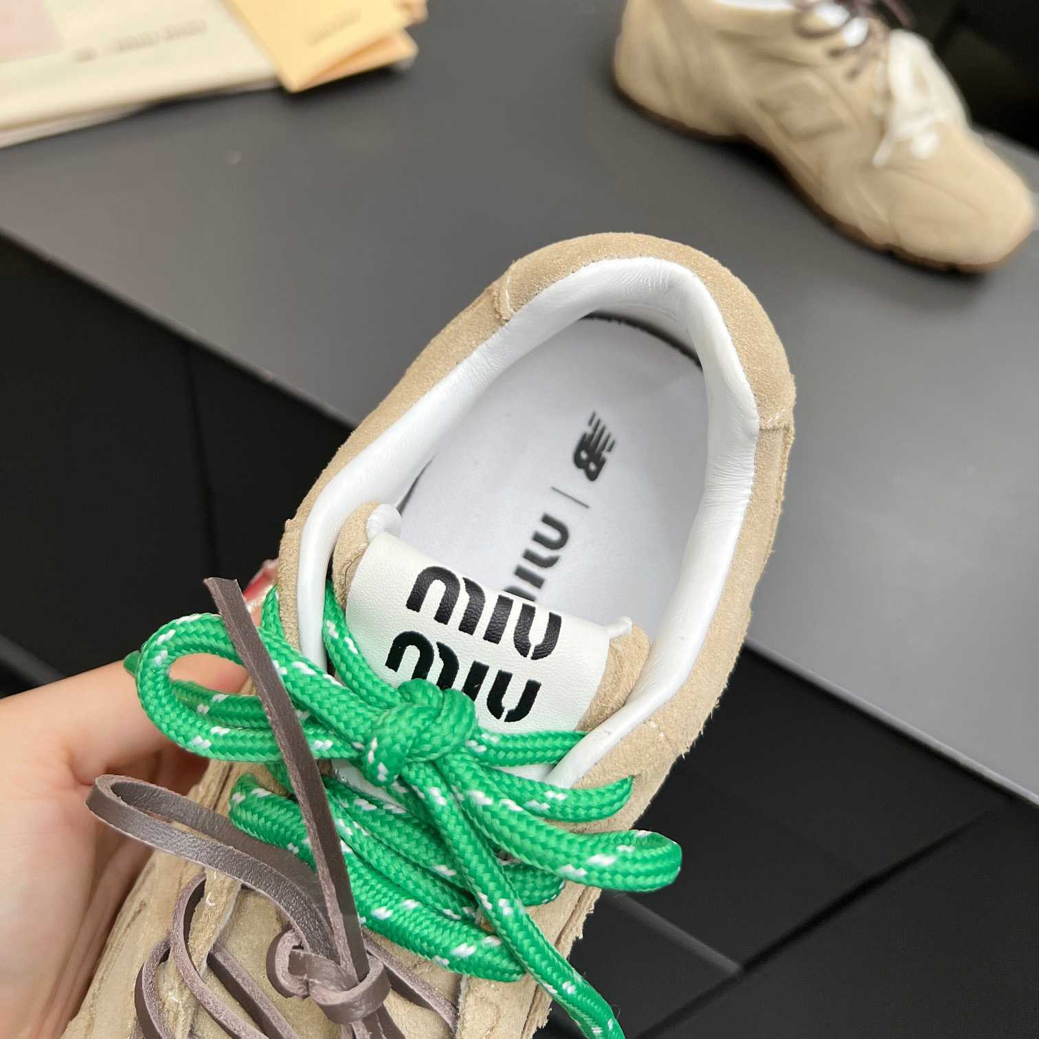 Miu Miu x New Balance 530 Sneakers - DesignerGu