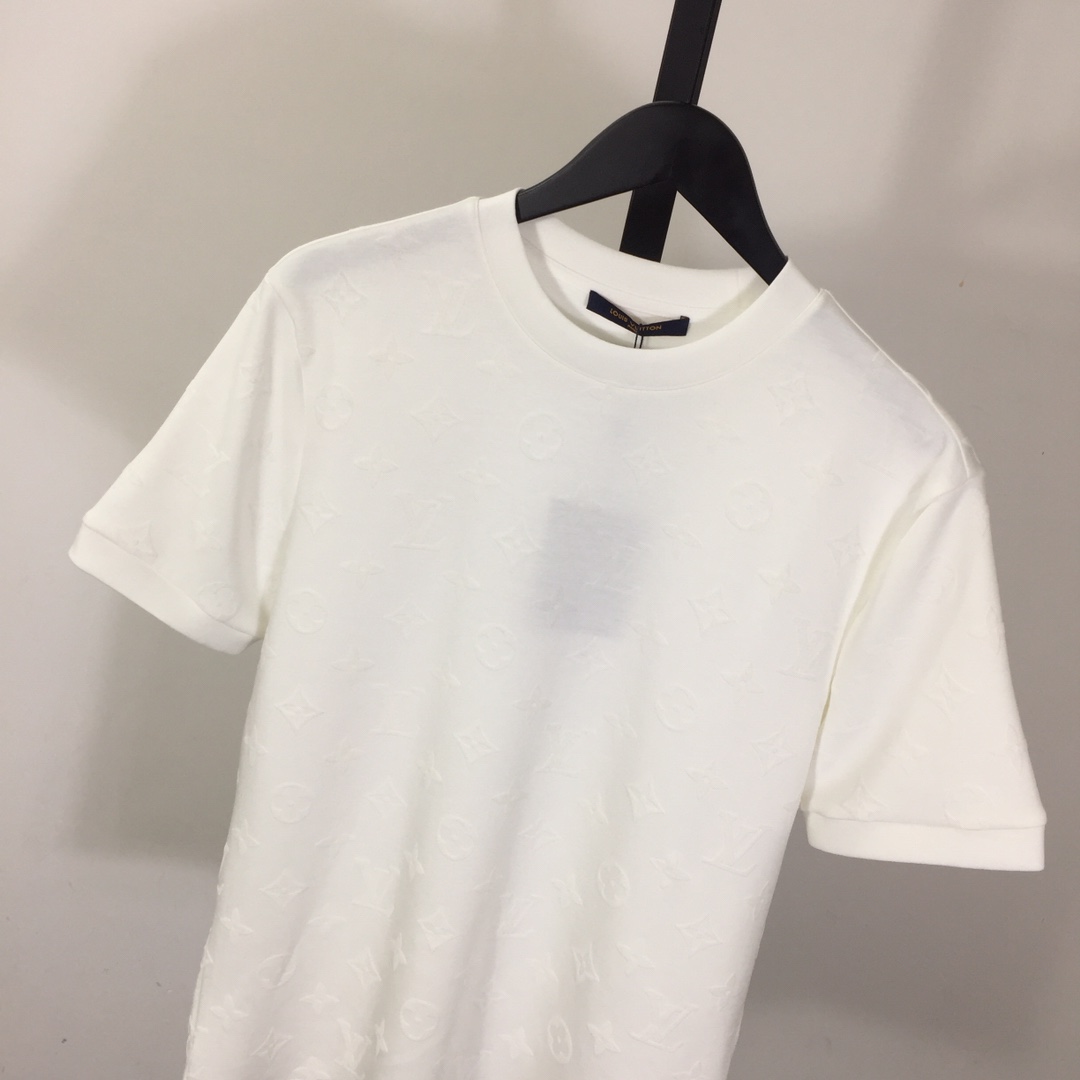 Louis Vuitton Embellished Cotton T-shirt - DesignerGu