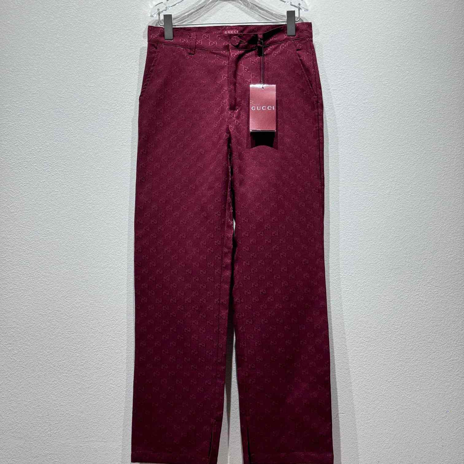 Gucci GG Canvas Trousers - DesignerGu