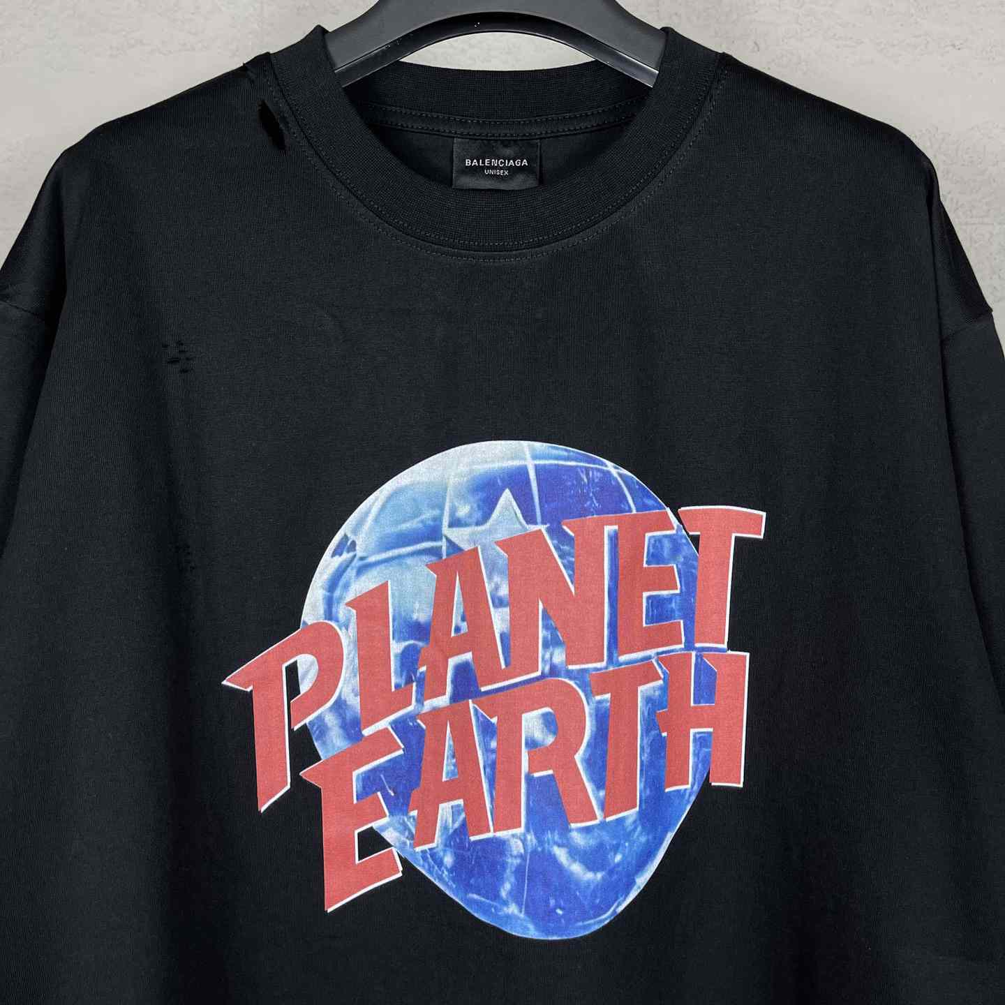 Balenciaga Planet Earth T-Shirt Oversized  - DesignerGu