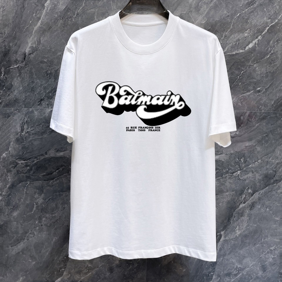 Balmain Logo-print T-shirt - DesignerGu