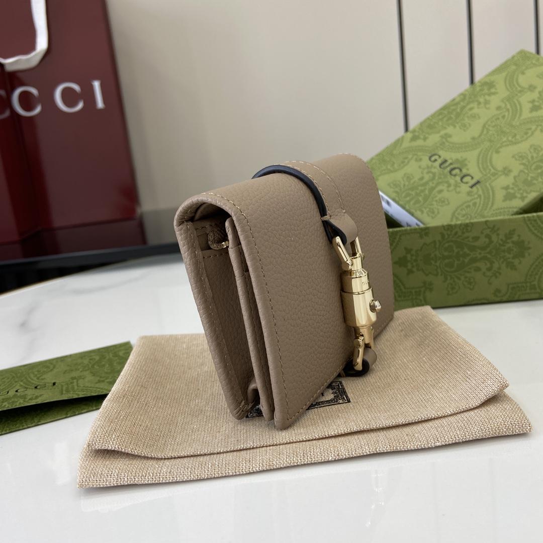 Gucci Jackie 1961 Card Case Wallet - DesignerGu