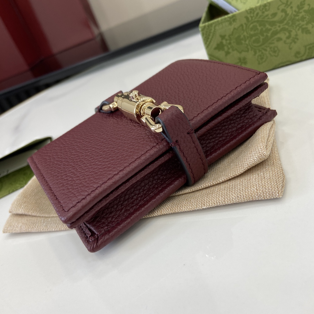 Gucci Jackie 1961 Card Case Wallet - DesignerGu