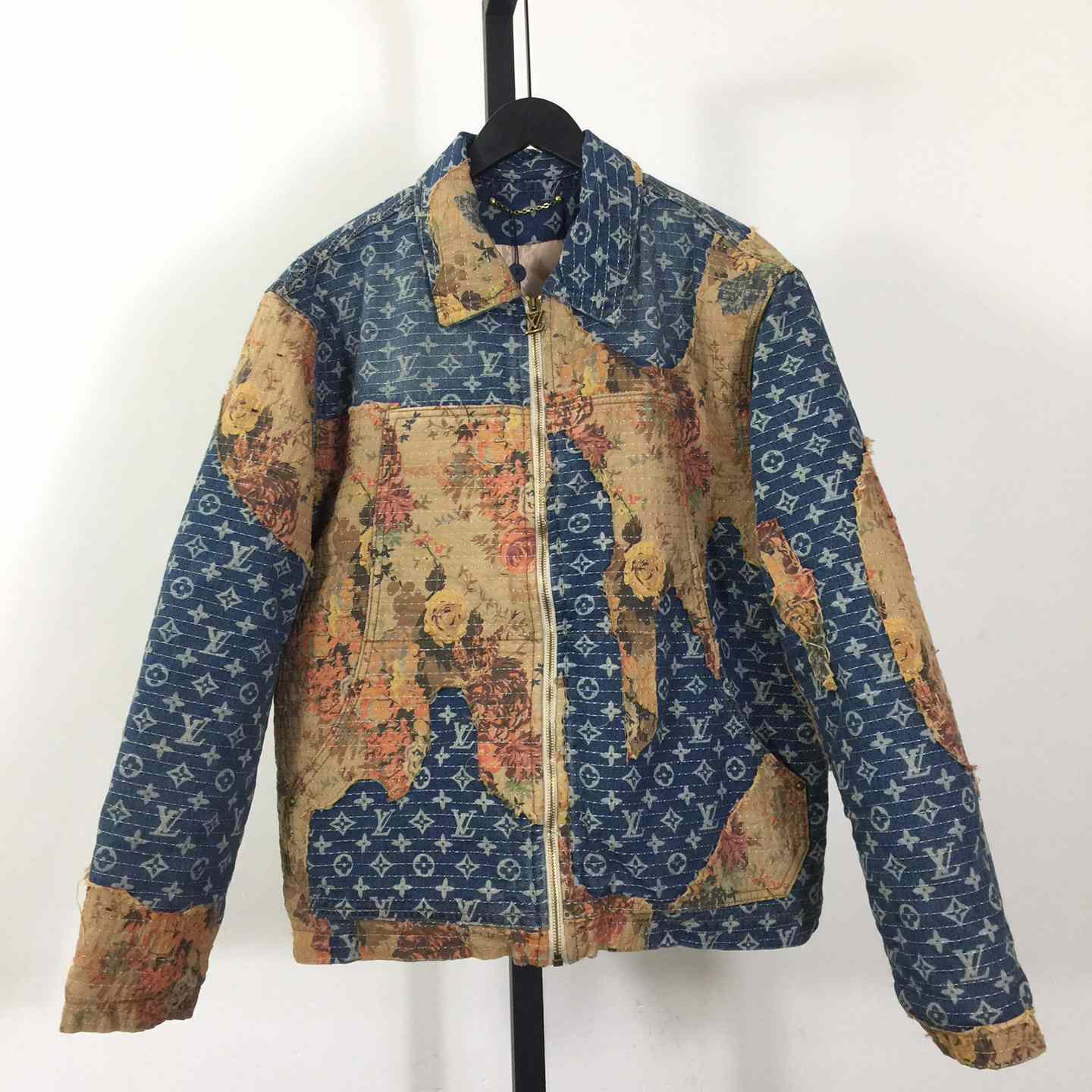 Louis Vuitton Destroyed Workwear Denim Jacket - DesignerGu