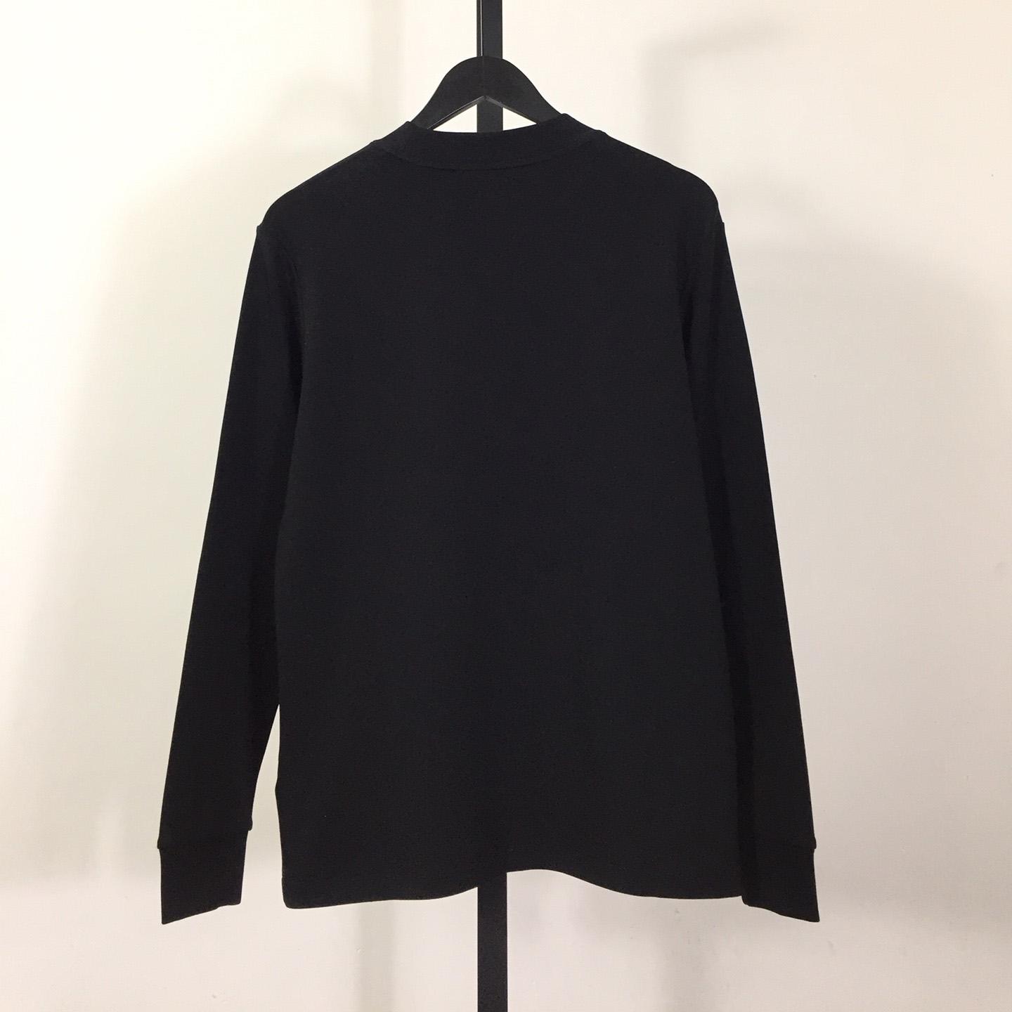 Prada Long-sleeved Cotton T-shirt - DesignerGu