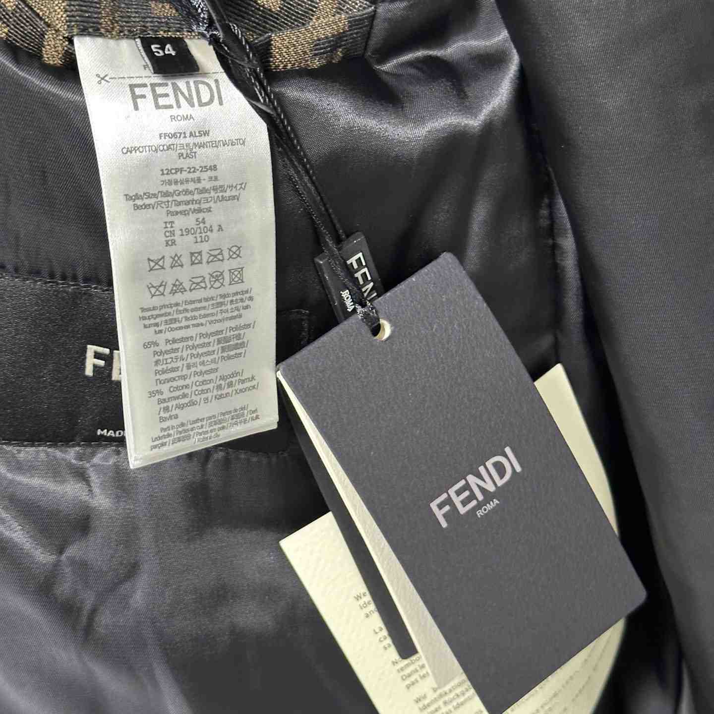 Fendi Canvas FF Eclissi Jacket - DesignerGu