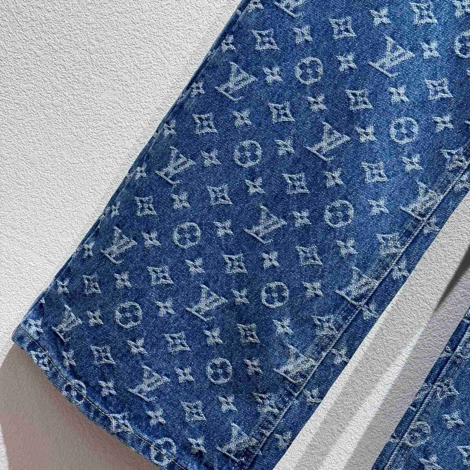 Louis Vuitton Monogram Denim Jeans - DesignerGu