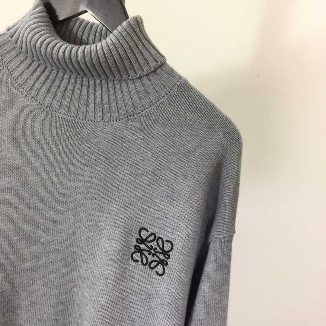 Loewe Logo-Embroidered Wool Sweater - DesignerGu