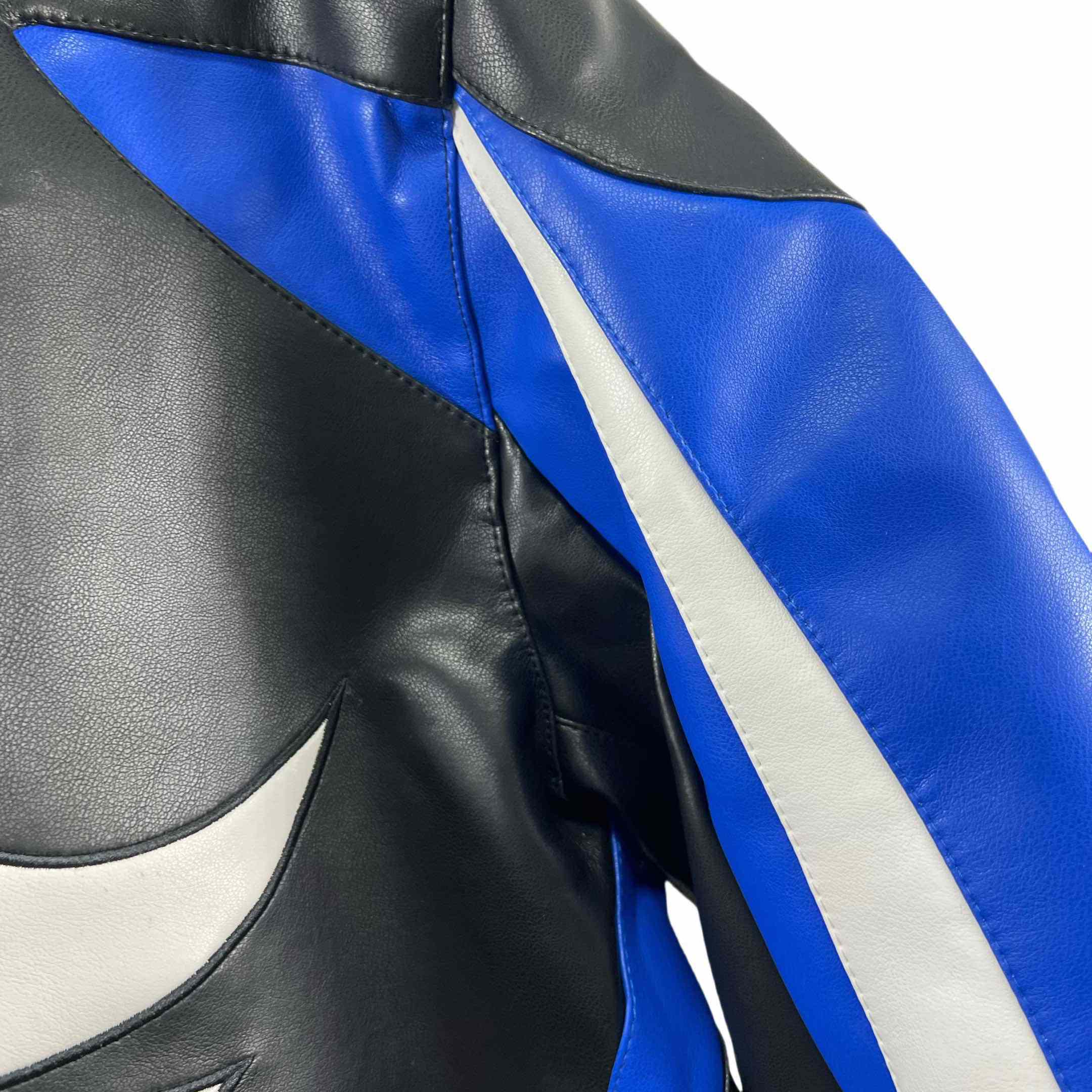 Vetements Tribal Leather Racing Jacket - DesignerGu