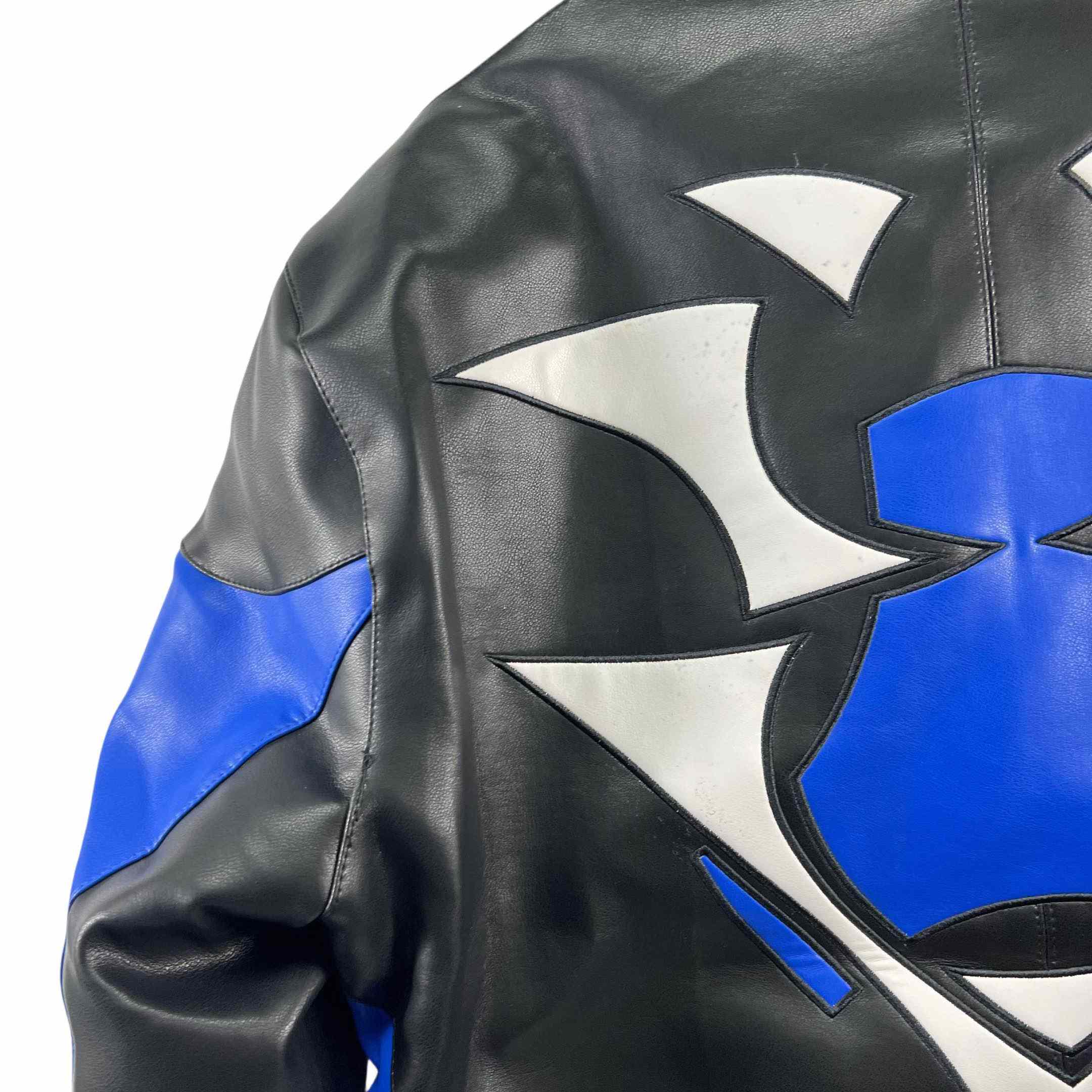 Vetements Tribal Leather Racing Jacket - DesignerGu