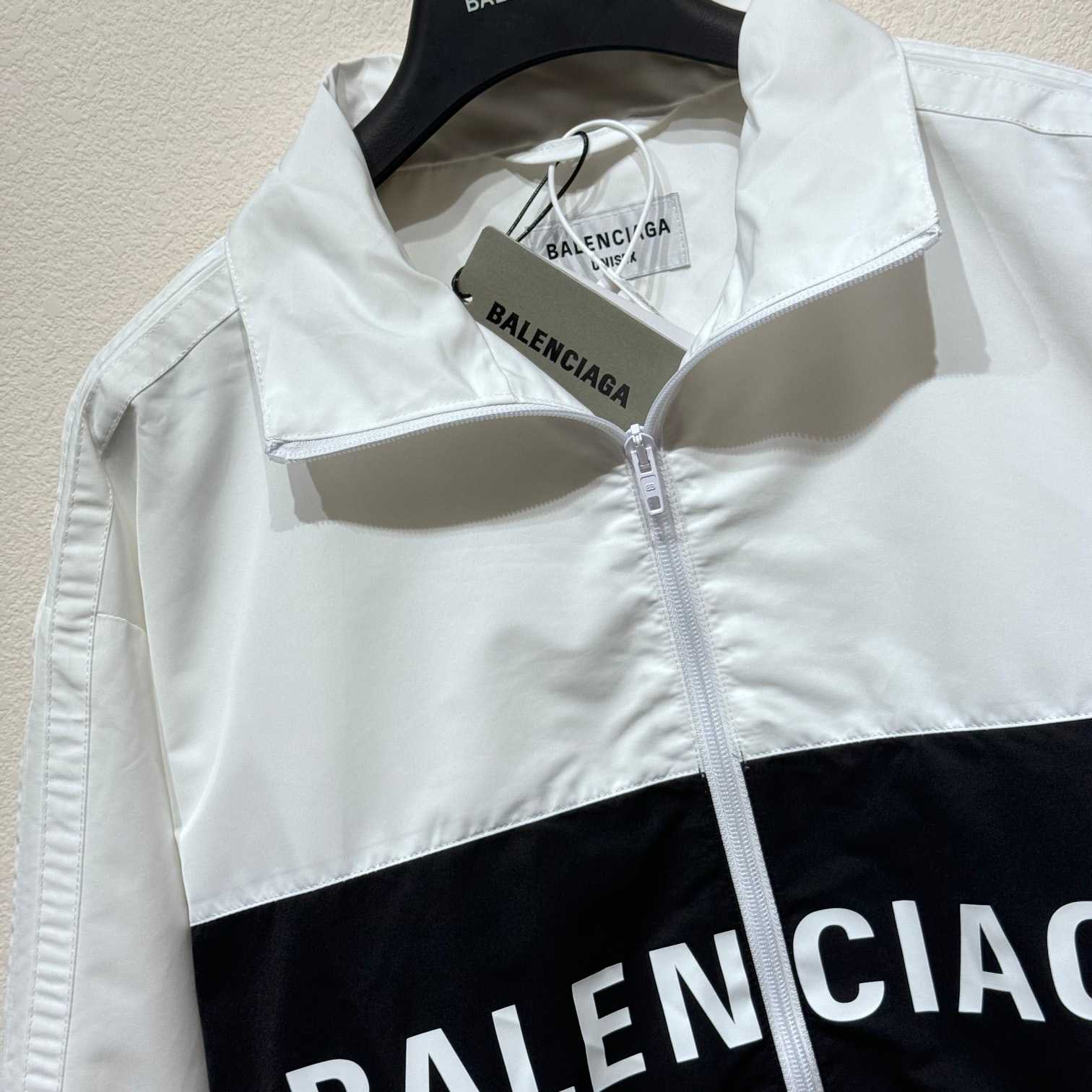 Balenciaga Logo-print Zip-up Windbreaker - DesignerGu