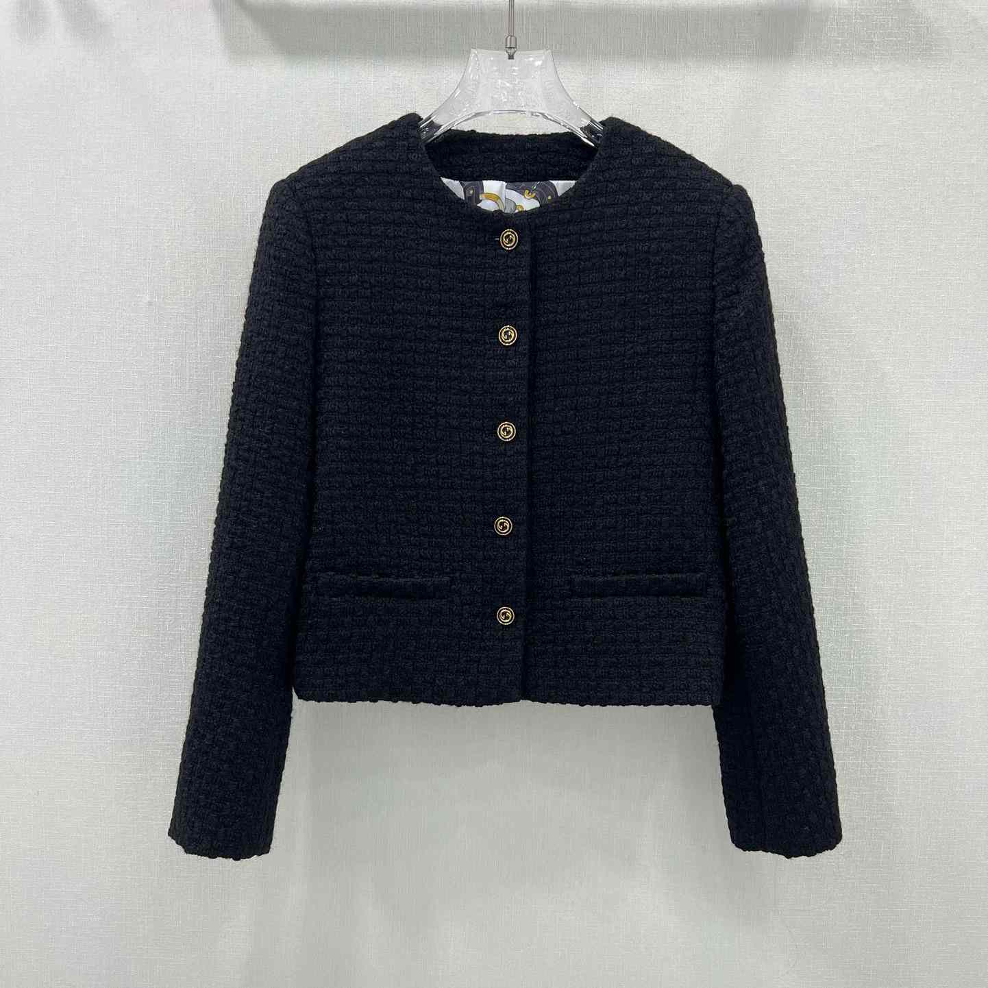 Gucci Tweed Damier Jacket - DesignerGu